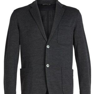 Icebreaker Men's Merino Tech Blazer - Jet Heather (Grey)